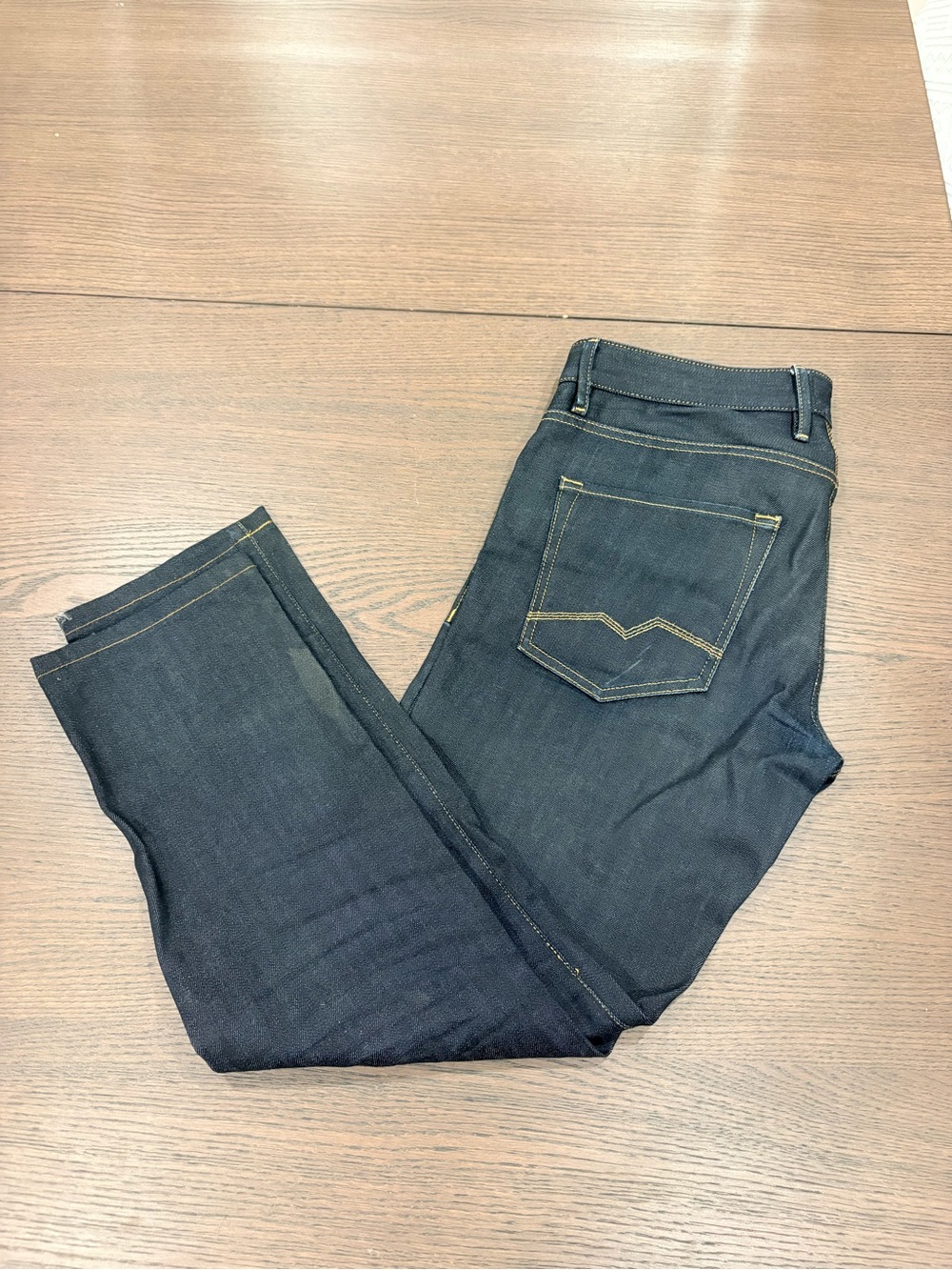 BOSS ORANGE Men's Slim Straight Dark Blue Jeans